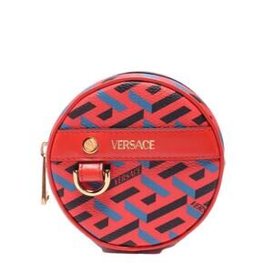 Versace La Greca circle pouch